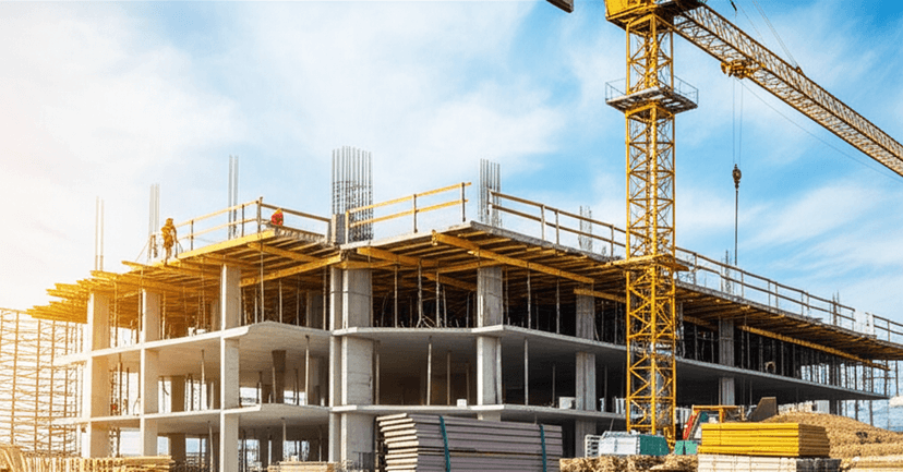 Construcción de edificio de apartamentos