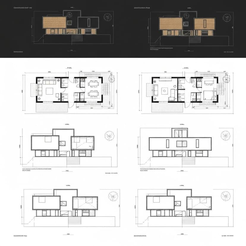 Planos de diseño arquitectónico