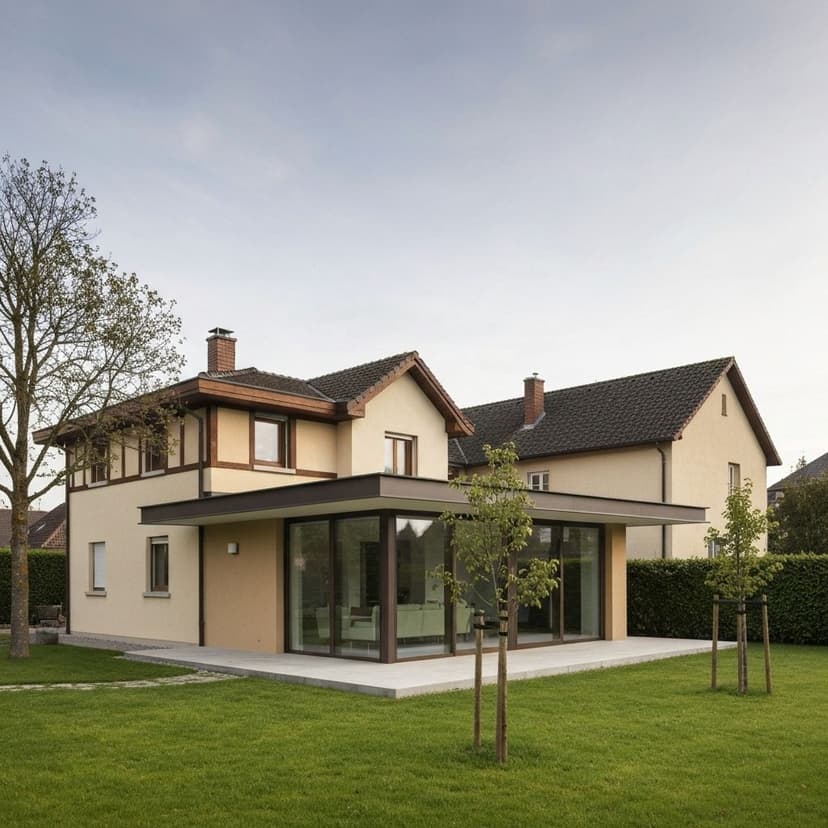 Extensión de casa residencial